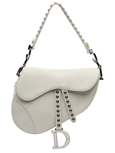 Christian Dior Pre-Owned 2022 Studded Leather Saddle Bag satchel
