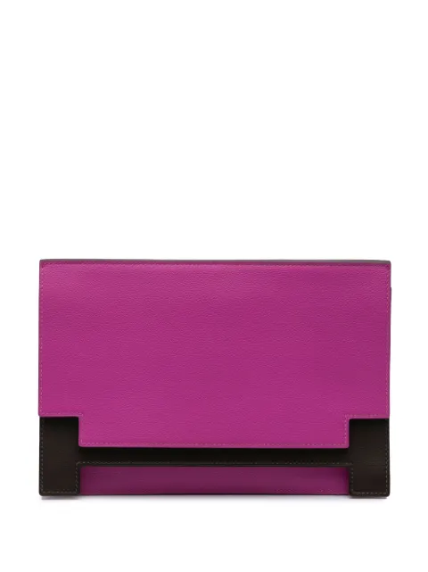 Hermès Pre-Owned 2018 Evercolor Evergrain Multiplis clutch bag