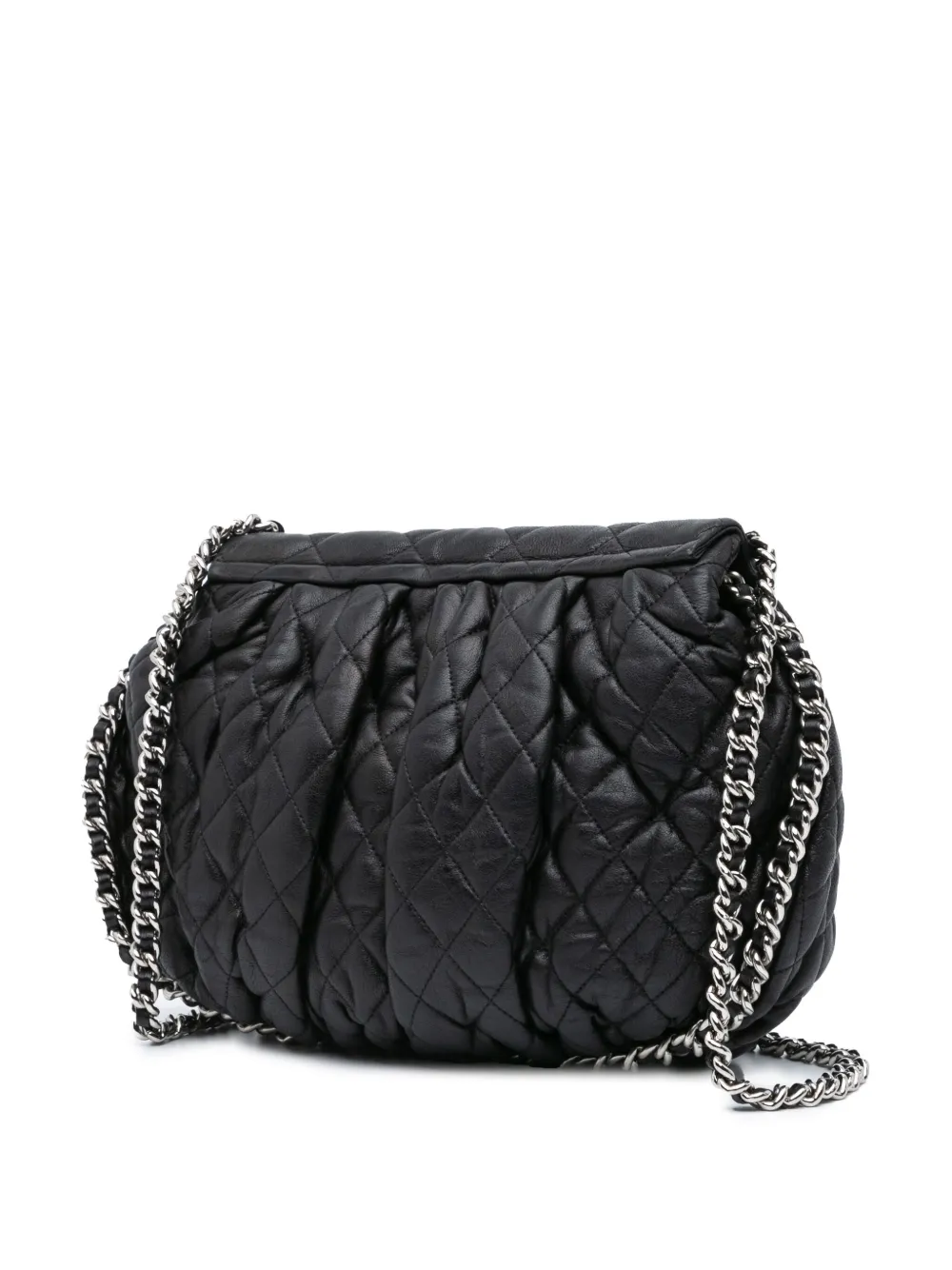 CHANEL Pre-Owned 2011 Large Lambskin Chain Around Flap crossbody bag | Pre-Owned | Image 2