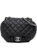 CHANEL Pre-Owned 2011 Large Lambskin Chain Around Flap crossbody bag - Black