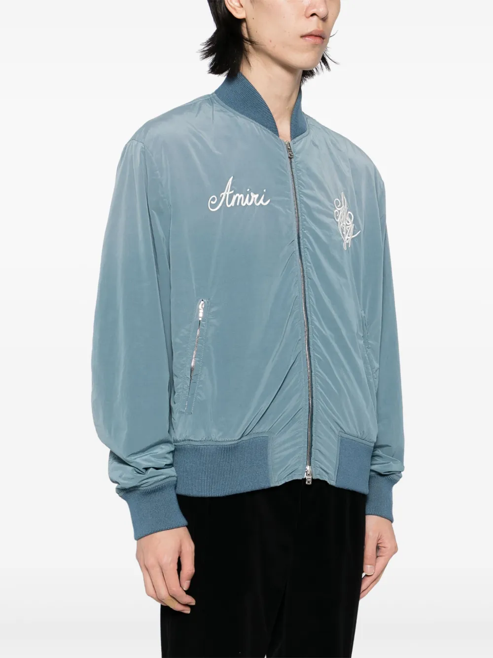 AMIRI Saturday Night bomberjack Blauw