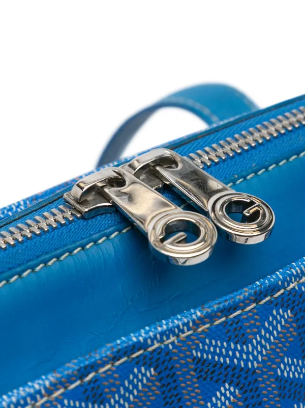 Goyard Pre-Owned 2015 Goyardine Okinawa PM Tote Bag Blue