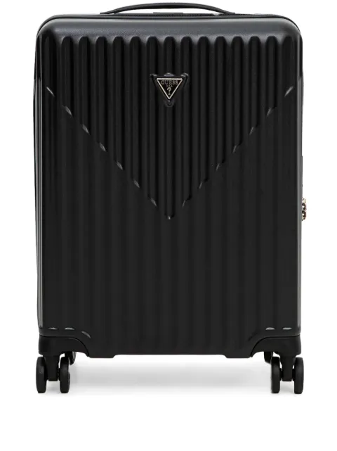 GUESS USA logo-plaque luggage