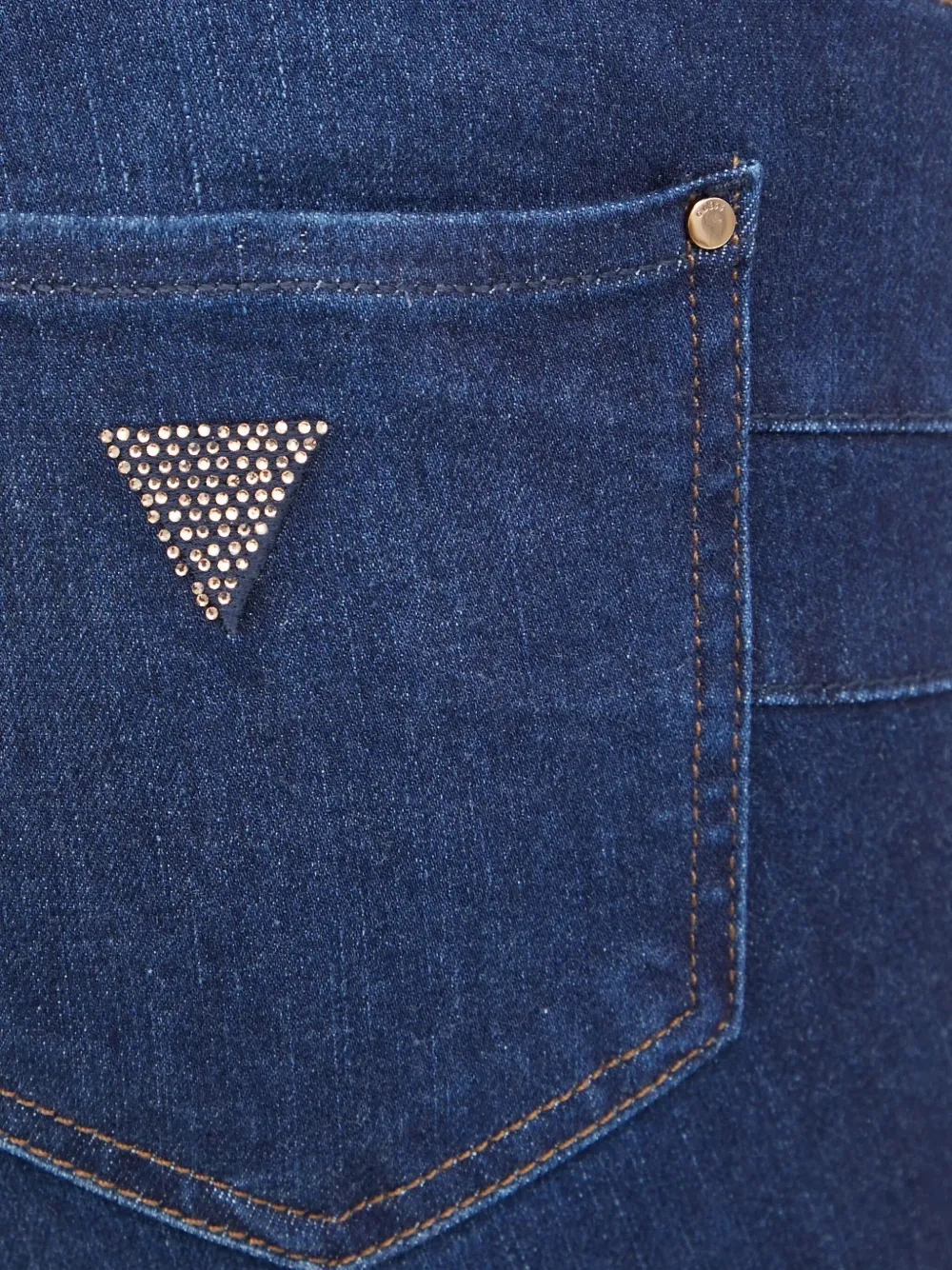 Guess Usa Straight-leg Jeans In Blue
