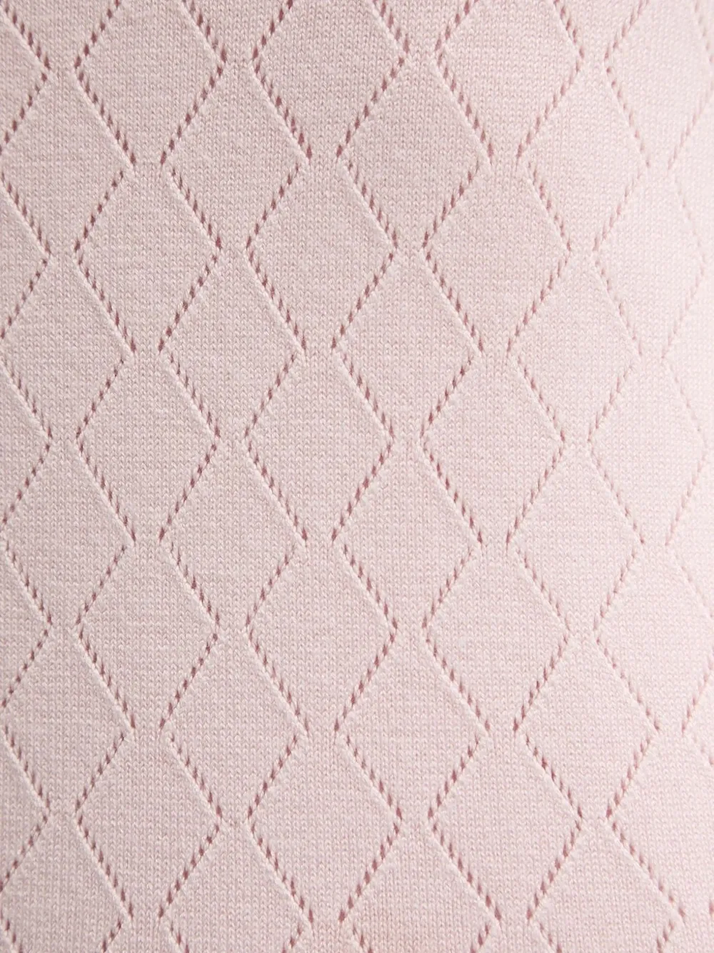 GUESS USA Mouwloze mini-jurk met diamantpatroon Roze