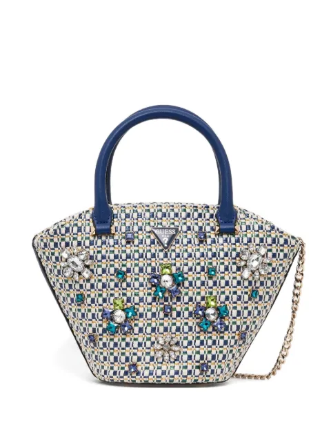 GUESS USA crystal-embellished tote bag 