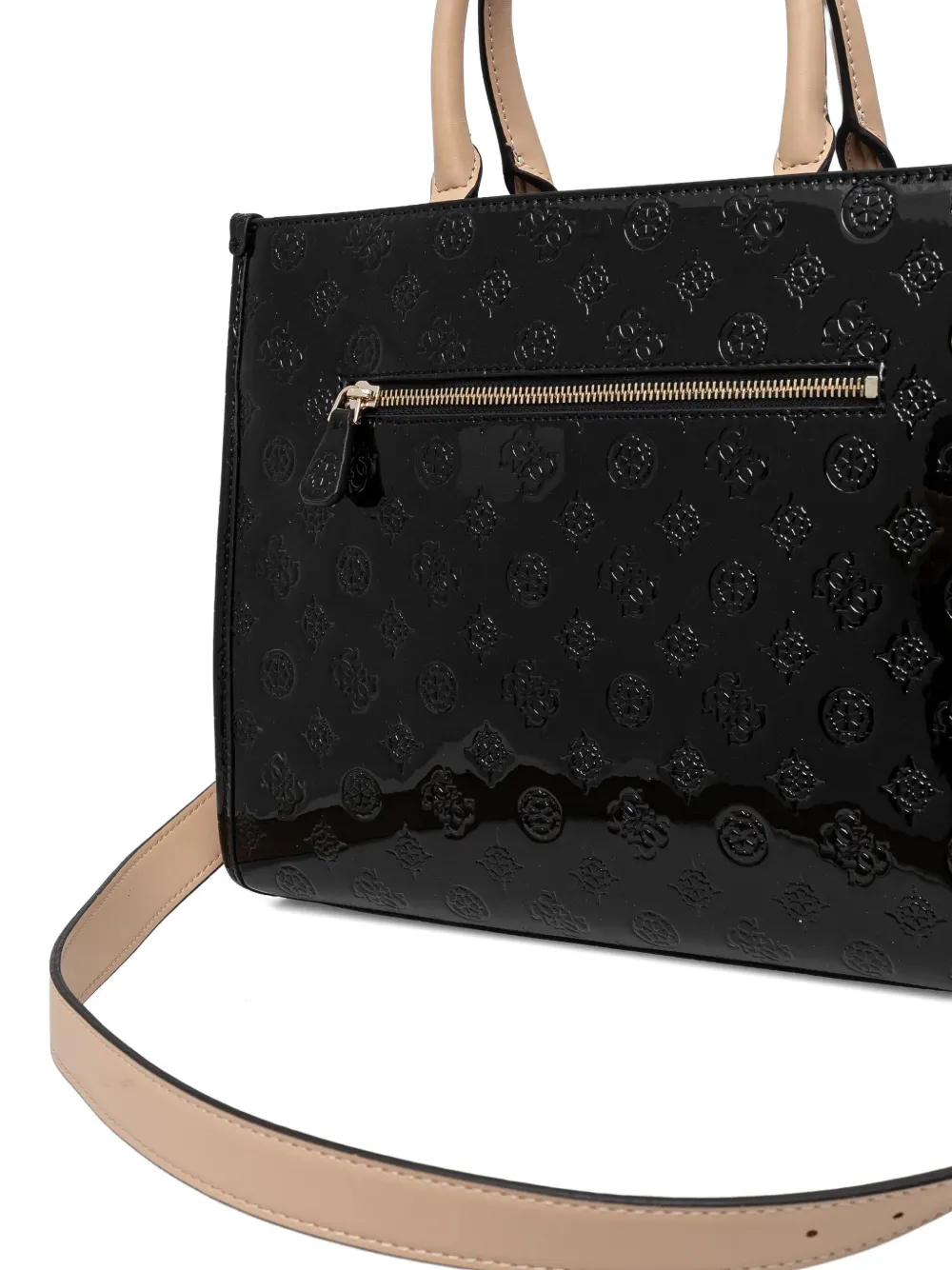 GUESS USA Shopper met monogram-print Zwart