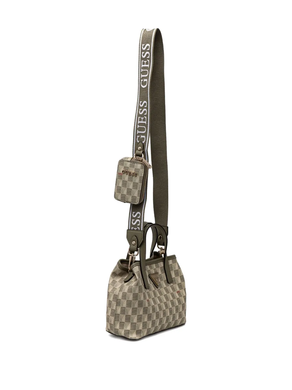 GUESS USA G Wave crossbodytas Groen