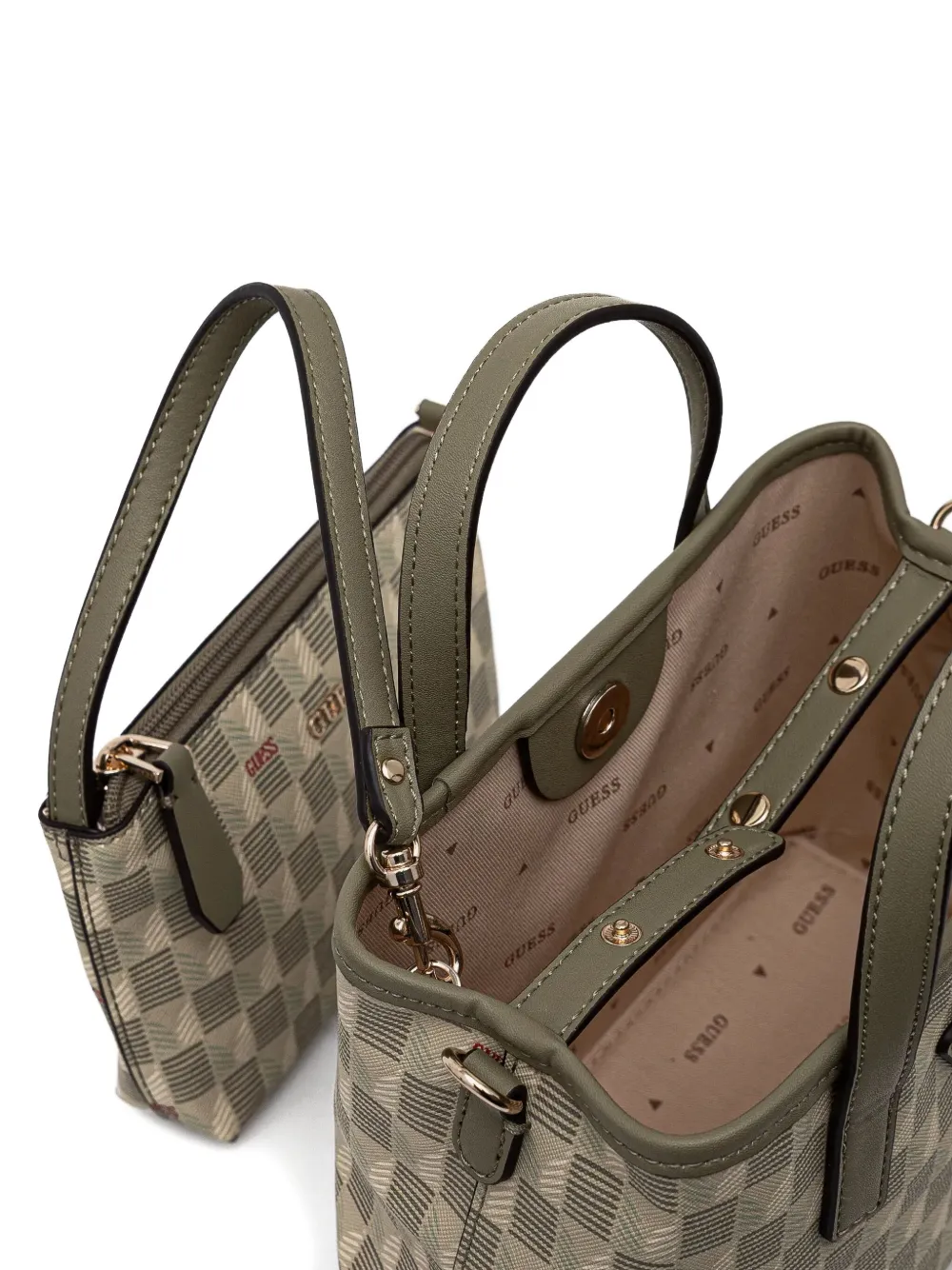 GUESS USA G Wave crossbodytas Groen