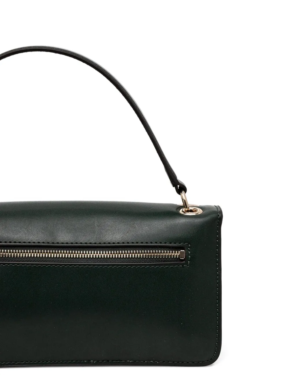 Guess Usa Top-handle Key-detail Satchel Bag In Black