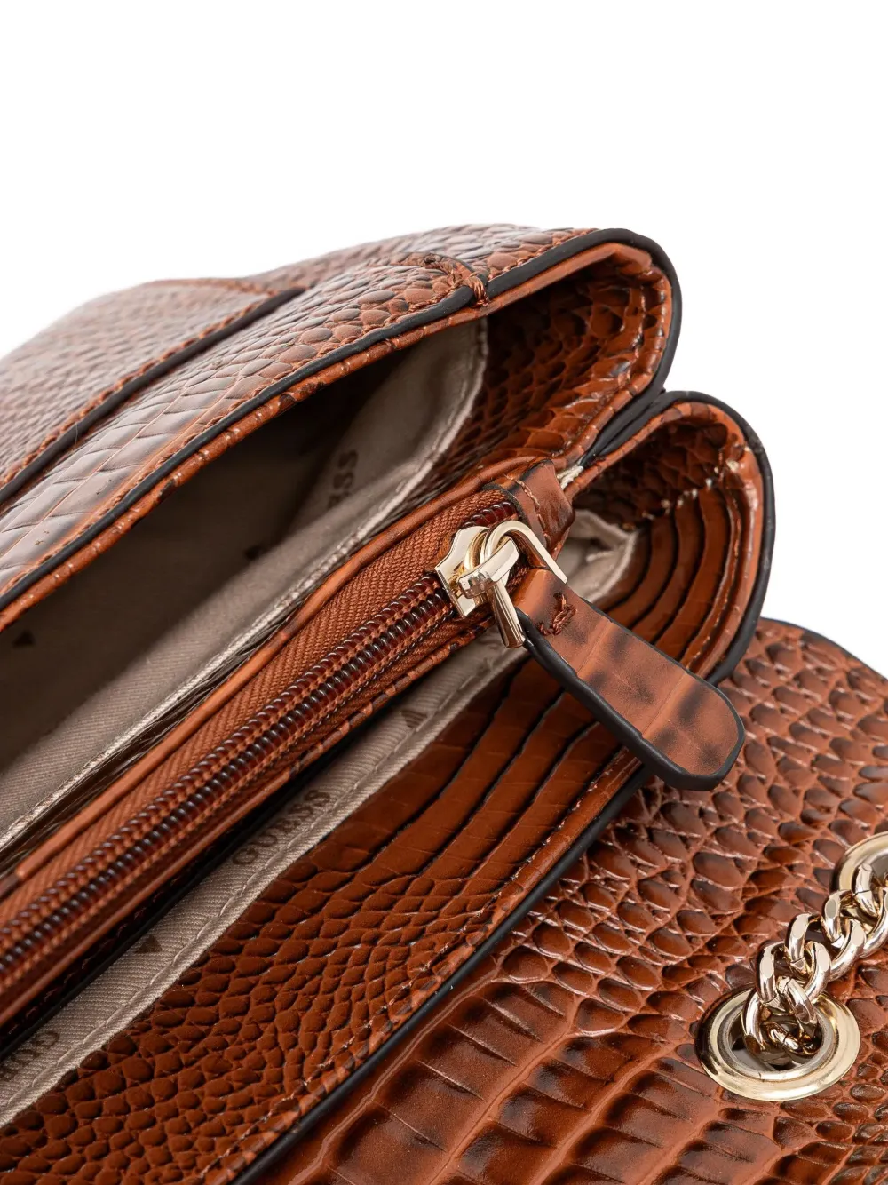 GUESS USA Crossbodytas met logo Bruin