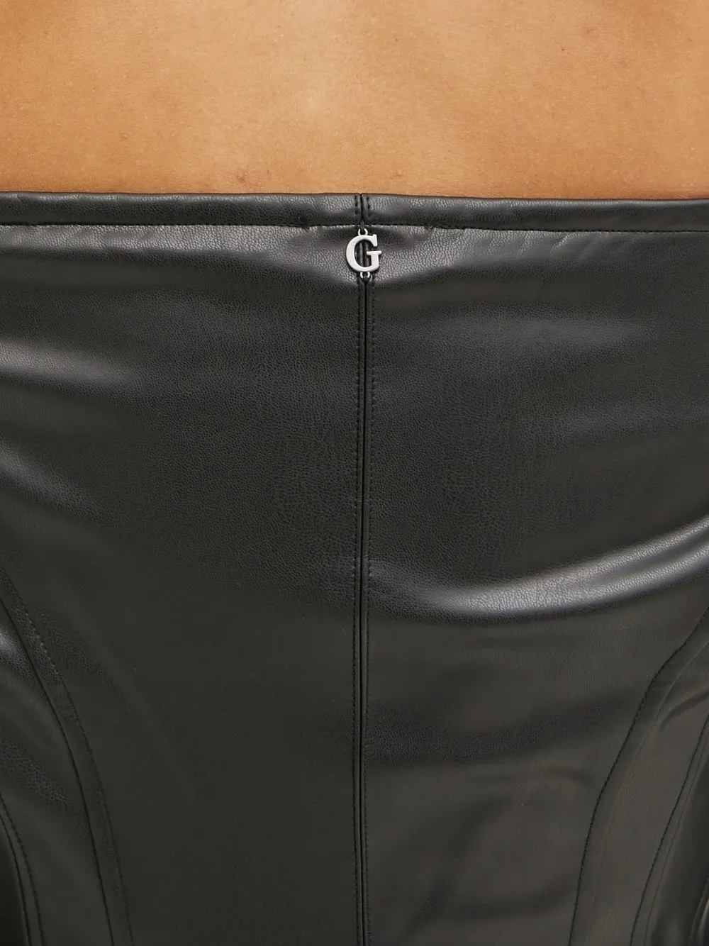 GUESS USA Off-shoulder mini-jurk Zwart