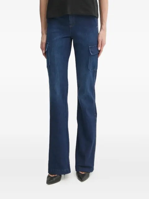 GUESS USA cargo-pocket bootcut jeans