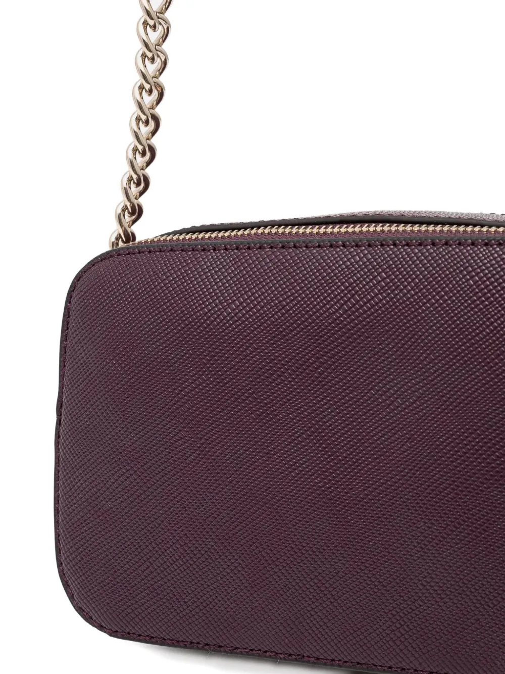 GUESS USA Leren crossbodytas Paars