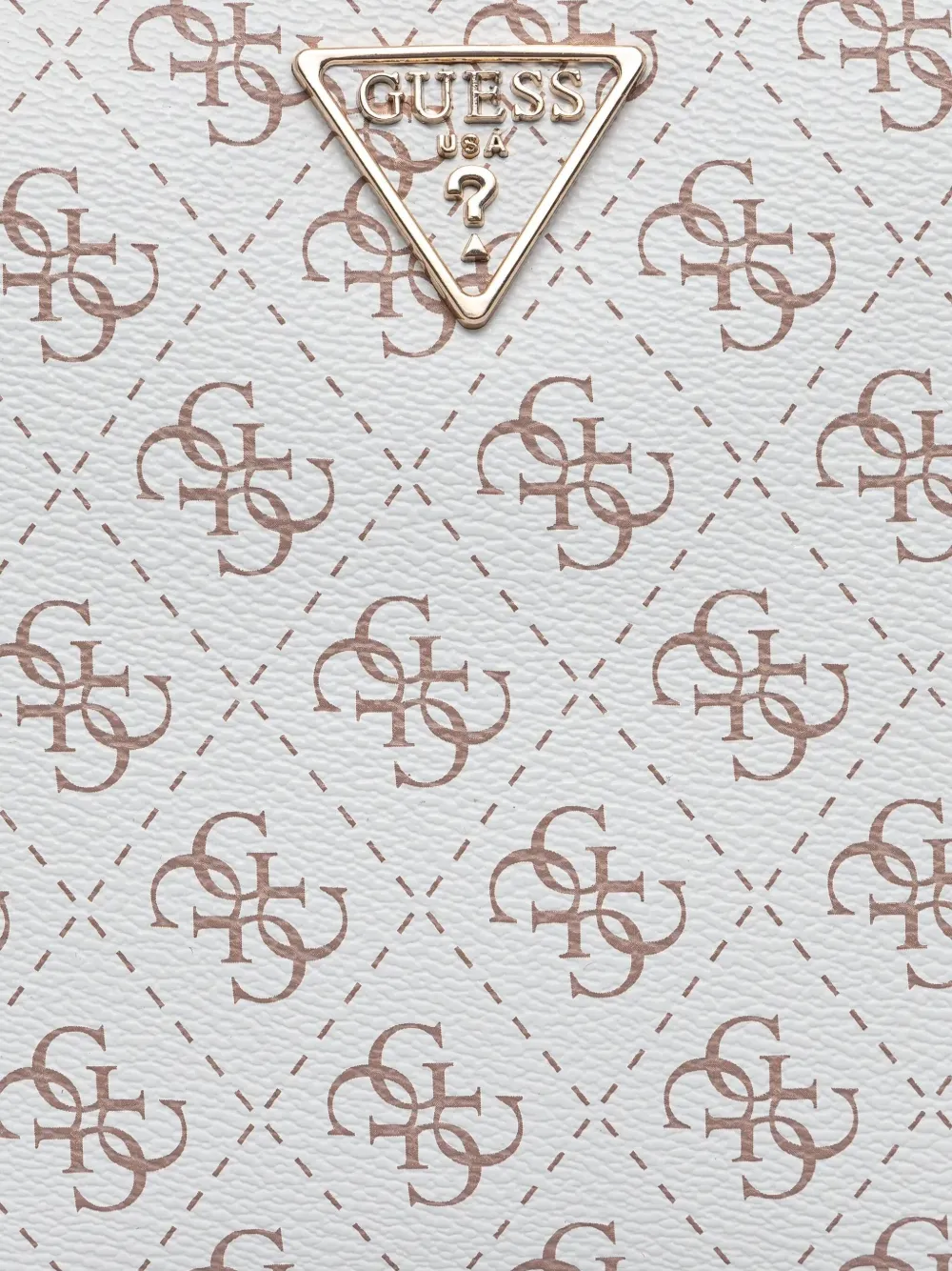 GUESS USA Shopper met monogram-print Wit