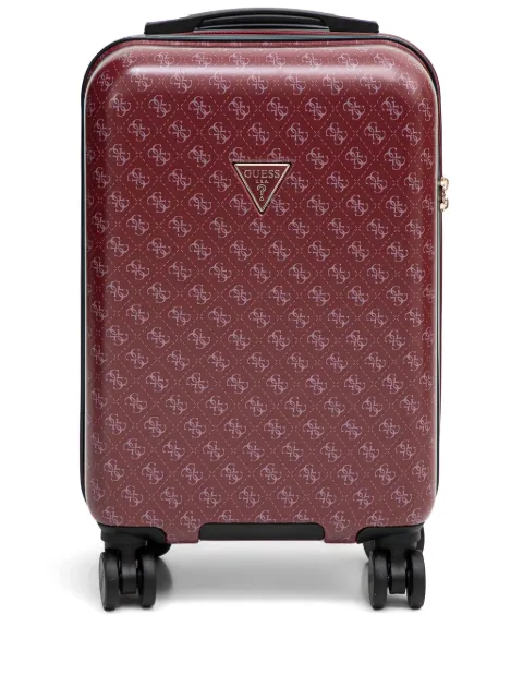 GUESS USA monogram-pattern luggage