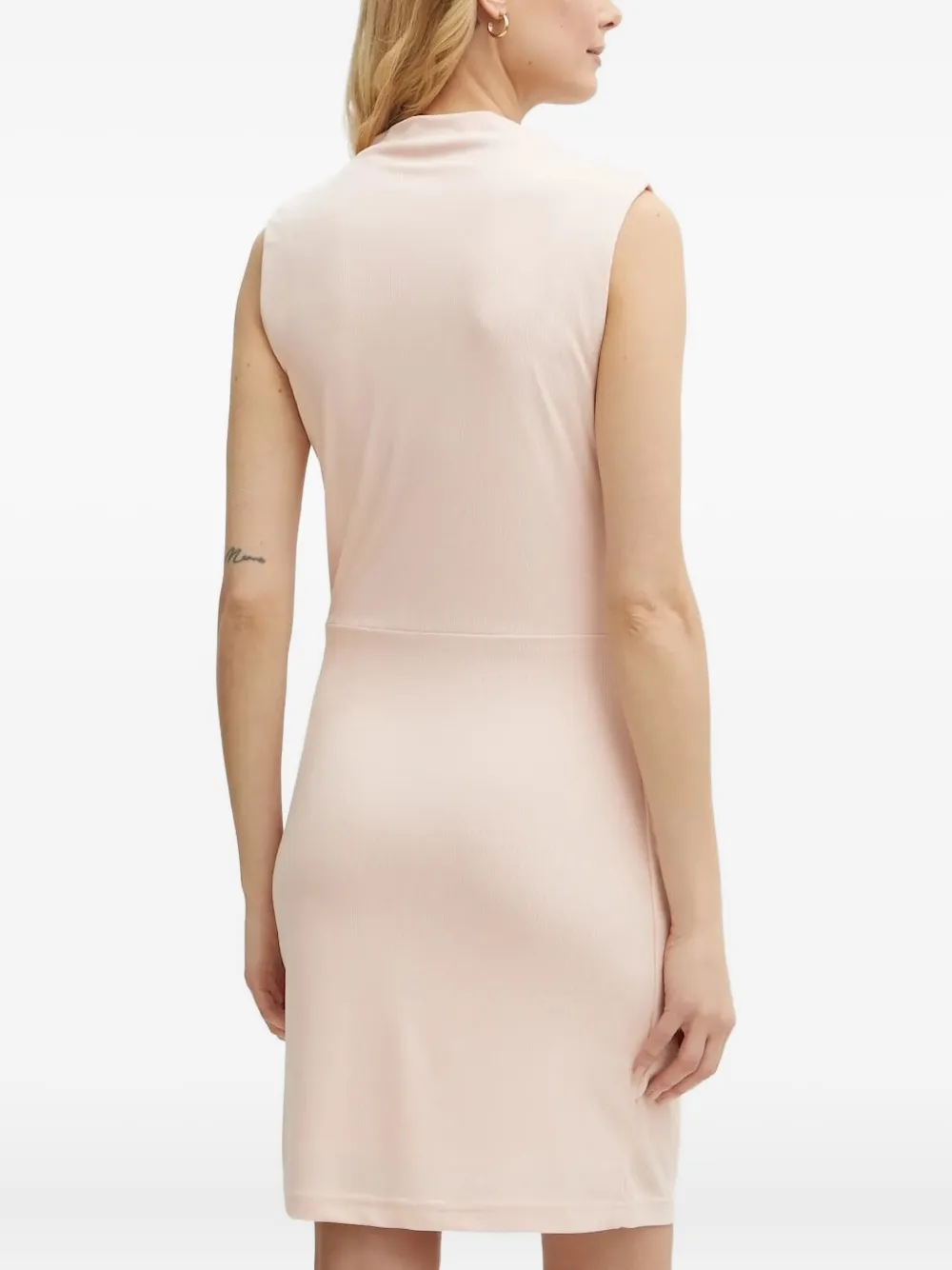 GUESS USA Mini-jurk met opstaande hals en knopen Roze