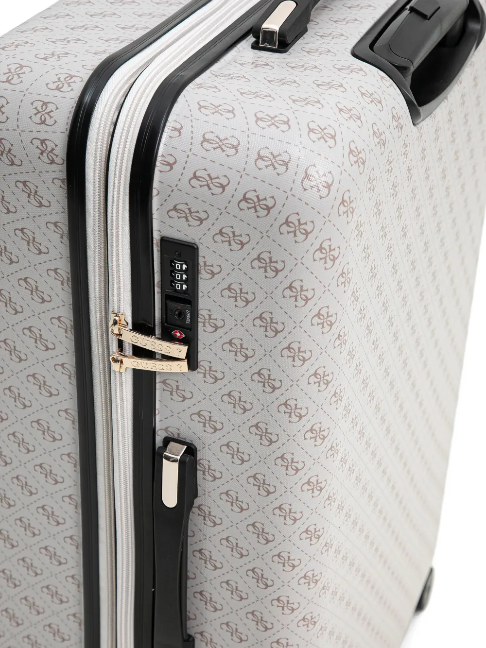 GUESS USA Reistas met monogramprint Beige