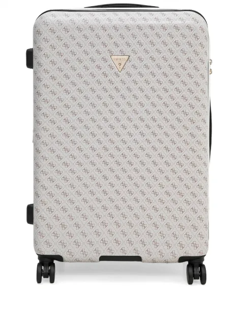 GUESS USA monogram-pattern luggage