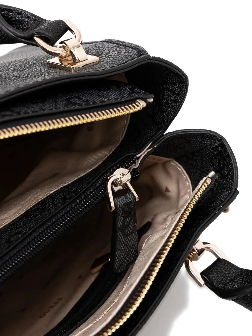 GUESS USA Noelle 4G tote bag Zwart