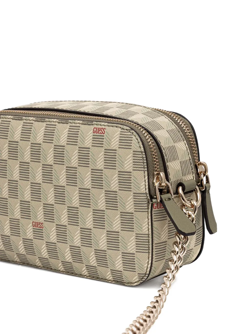 Guess Usa G Wave Cross Body Bag In Green