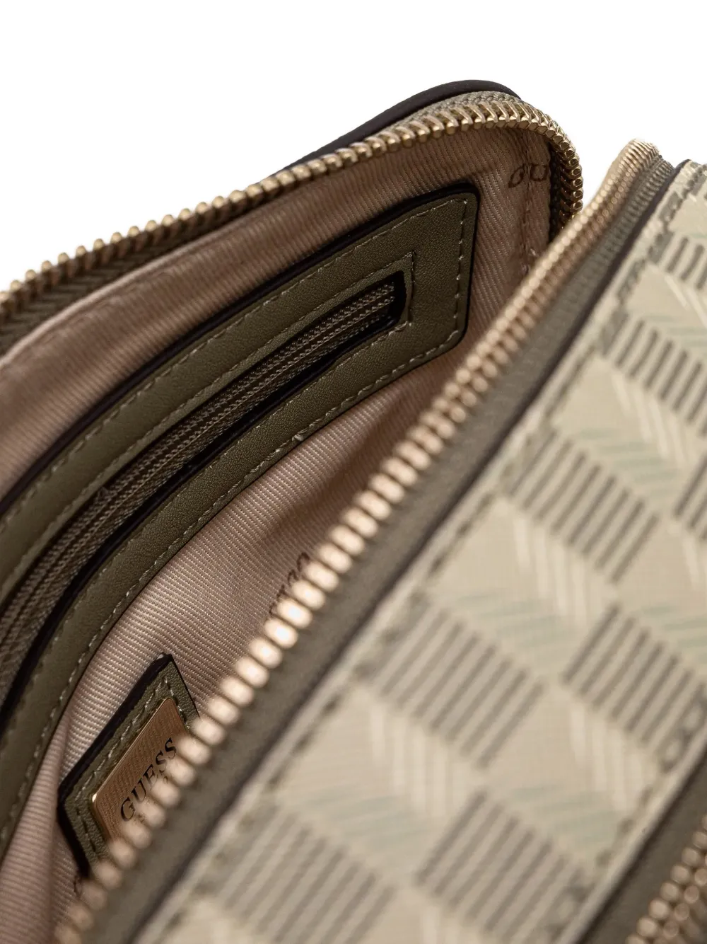 Guess Usa G Wave Cross Body Bag In Green