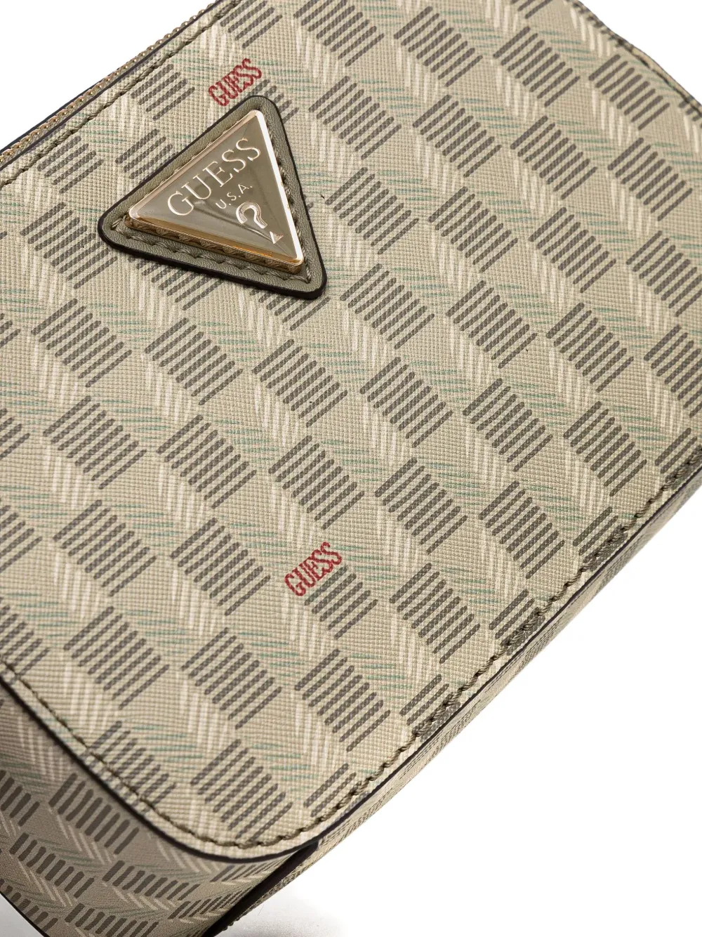 Guess Usa G Wave Cross Body Bag In Green