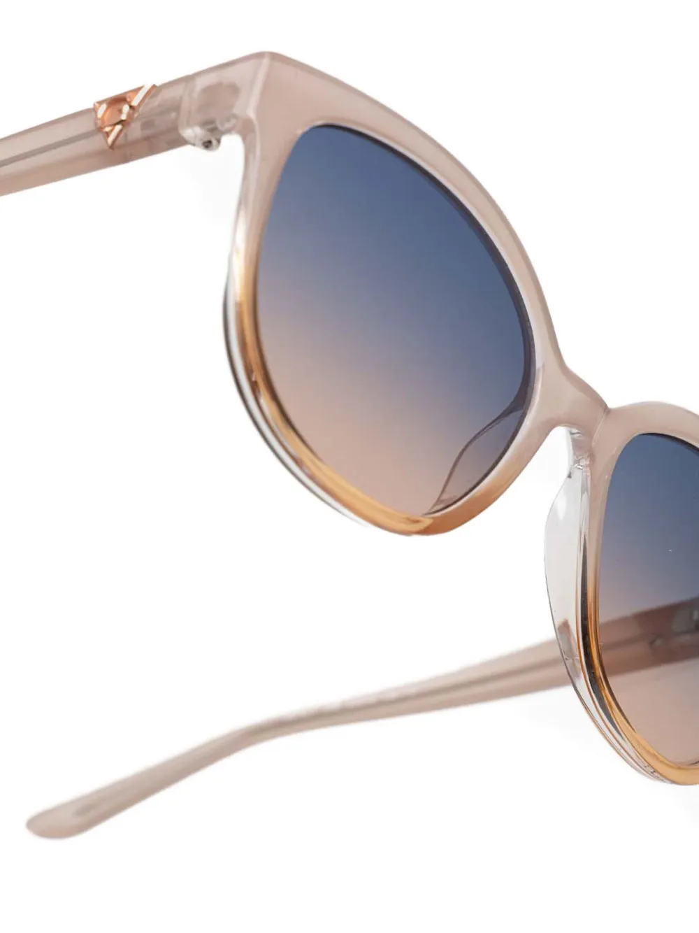 GUESS USA Zonnebril met cat-eye montuur Beige