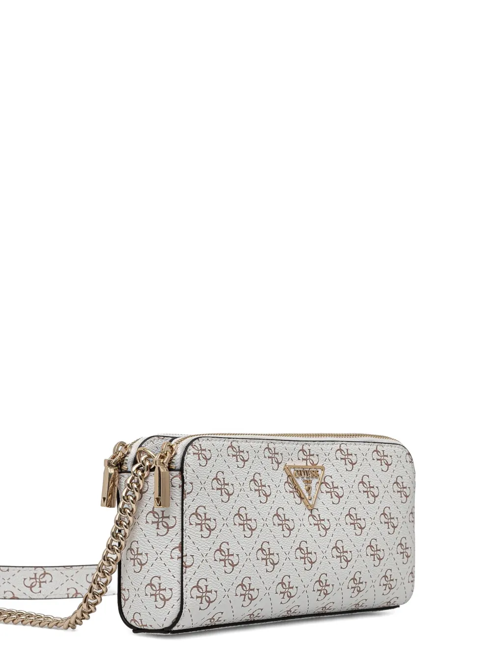 GUESS USA Crossbodytas met monogramprint Wit