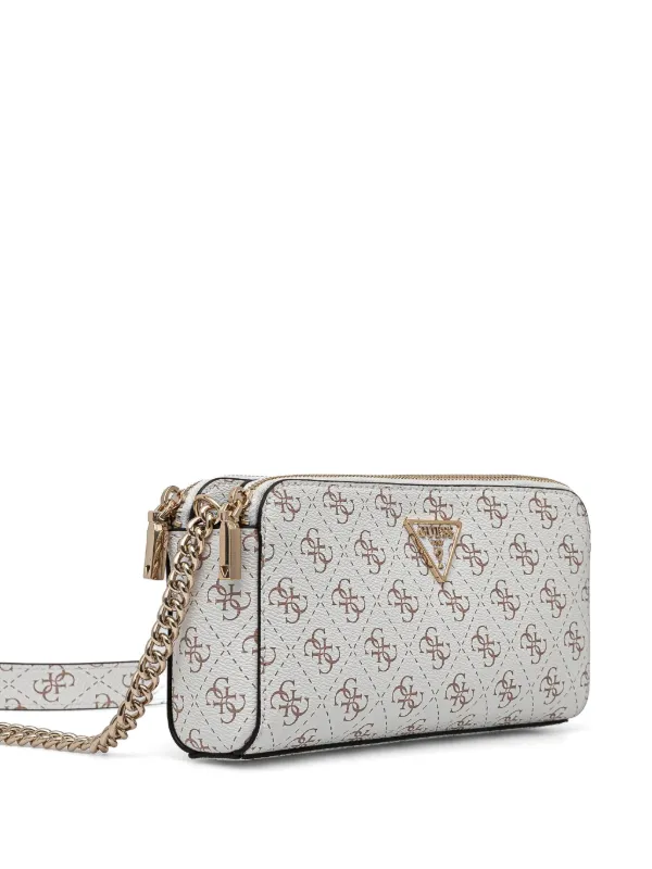 美品　GUESS　ショルダーバッグ　ワンショルダー　ロゴ　モノグラム GUESS USA モノグラム ショルダーバッグ | ホワイト | FARFETCH JP