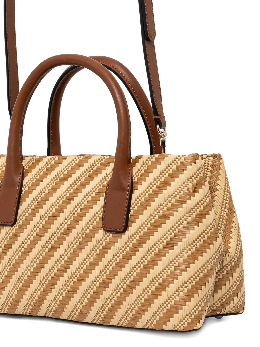 Guess Usa Simona Tote Bag In Neutral