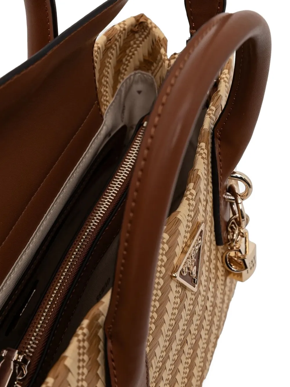Guess Usa Simona Tote Bag In Neutral