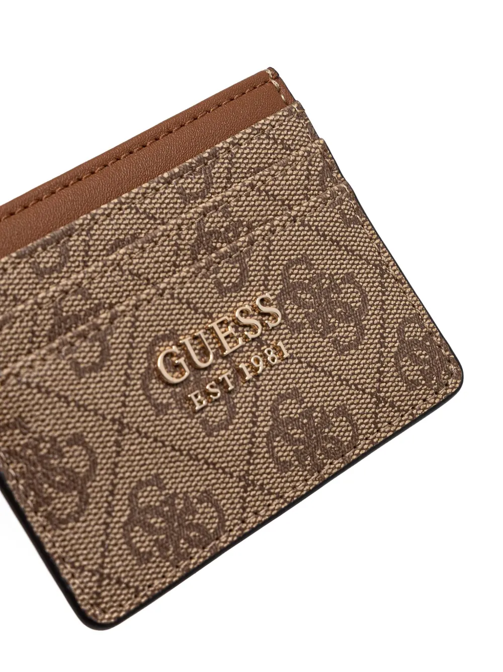 GUESS USA Portemonnee met 4G patroon Beige