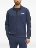 GUESS USA logo-detail full-zip sweatshirt - Blue