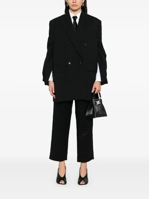 【送料&関税込】Comme Des GarAons Tailored Trousers Comme Des Garçons Cropped Tailored Trousers | Black