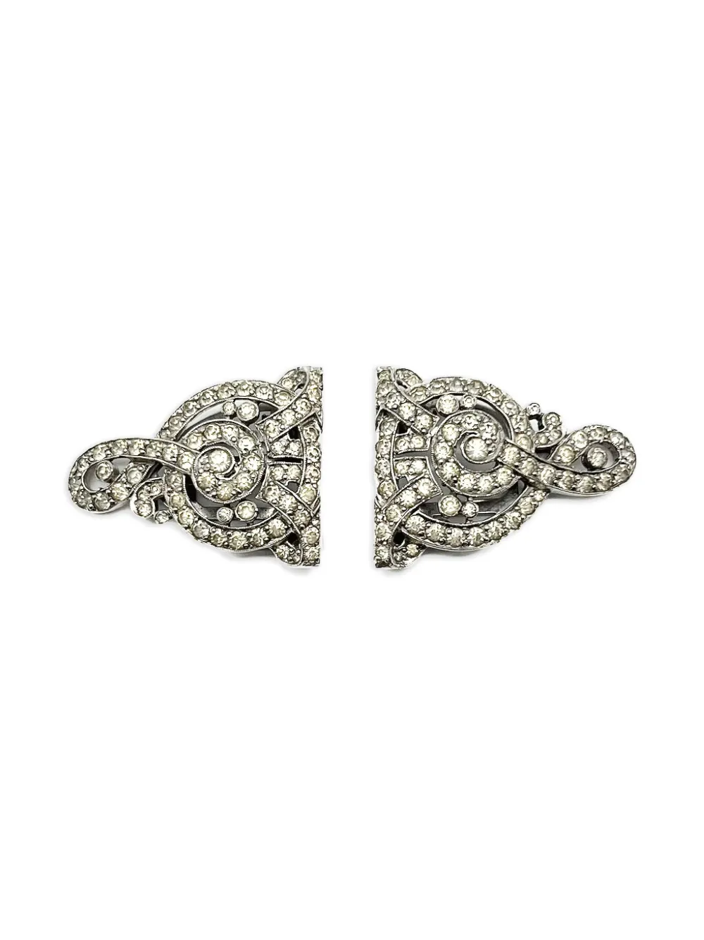 Jennifer Gibson Jewellery 1930s Ciro Art Deco dress clips | Silver | Image 1