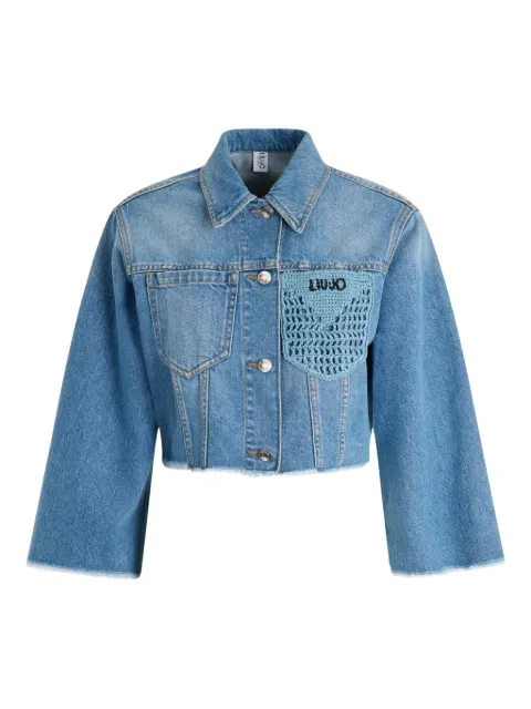 LIU JO cropped denim jacket