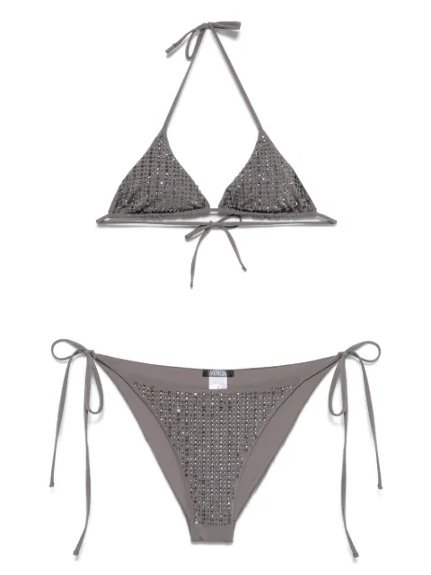 VENUJA crystal-embellished bikini