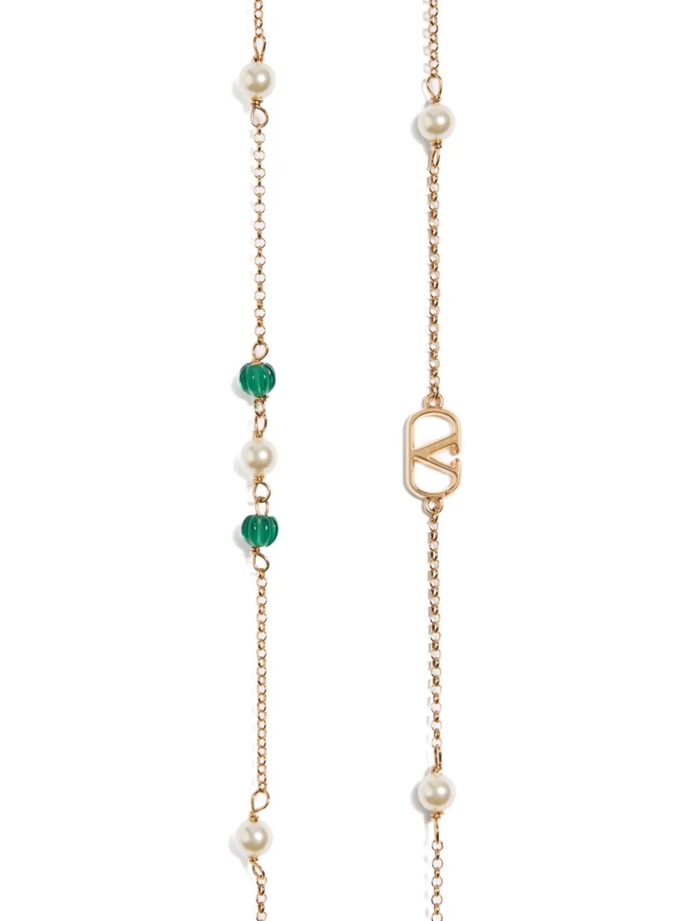 Valentino Vlogo Necklace In Gold