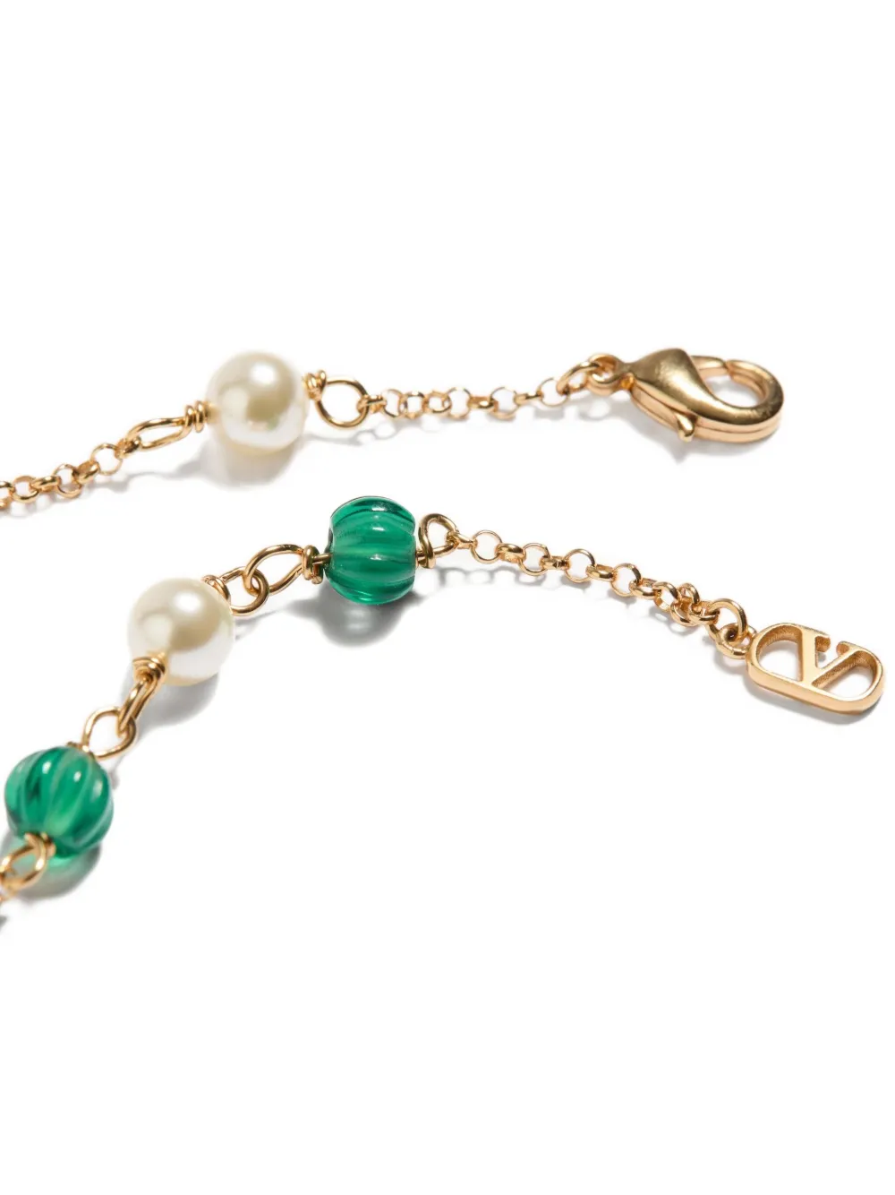 Valentino Vlogo Necklace In Gold
