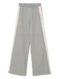 Elisabetta Franchi La Mia Bambina side-stripe track pants - Grey