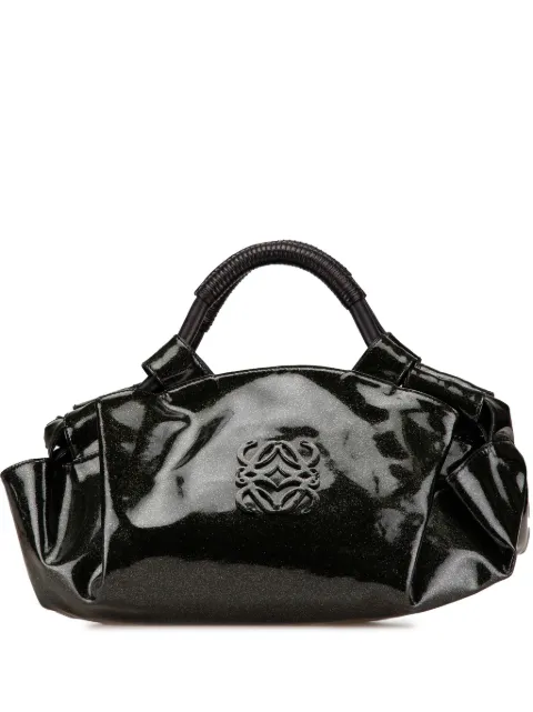 Loewe Pre-Owned 2010 Patent Glitter Aire handbag