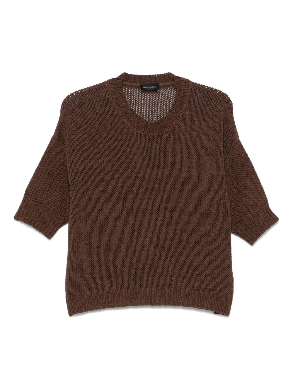 Roberto Collina knitted top | Brown | Image 1