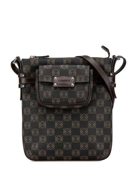 Loewe Pre-Owned bolsa crossbody Anagram Coated Canvas 2000-2024