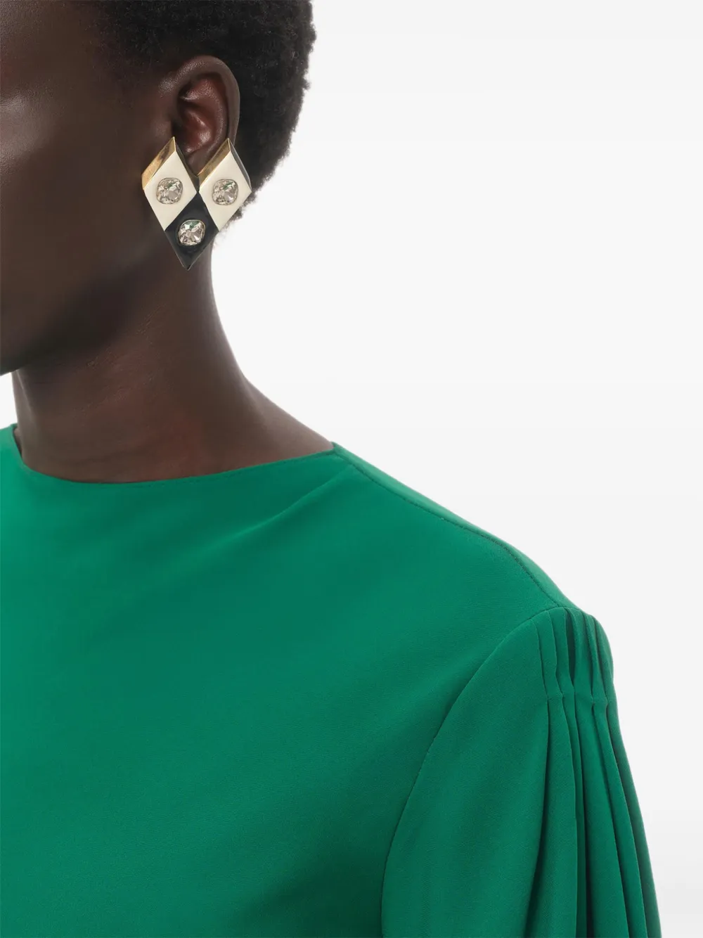 Valentino Losangettes Earrings In Neutral