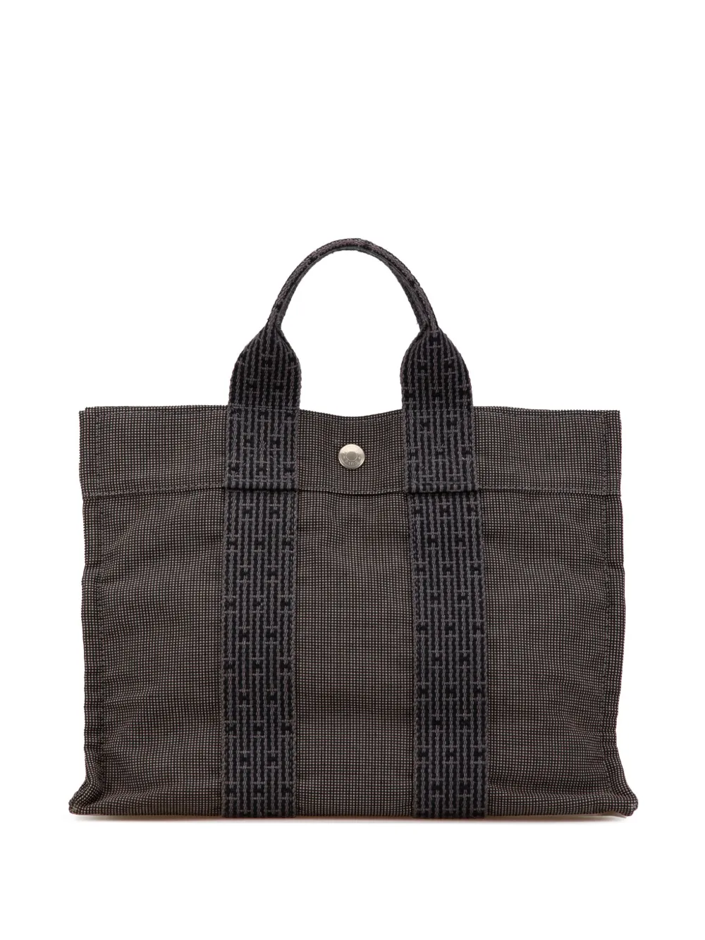 Hermès Pre-Owned 20th Century トワル エールライン PM ハンドバッグ - グレー Hermès Pre-Owned 20th Century トワル エールライン PM ハンドバッグ - グレー