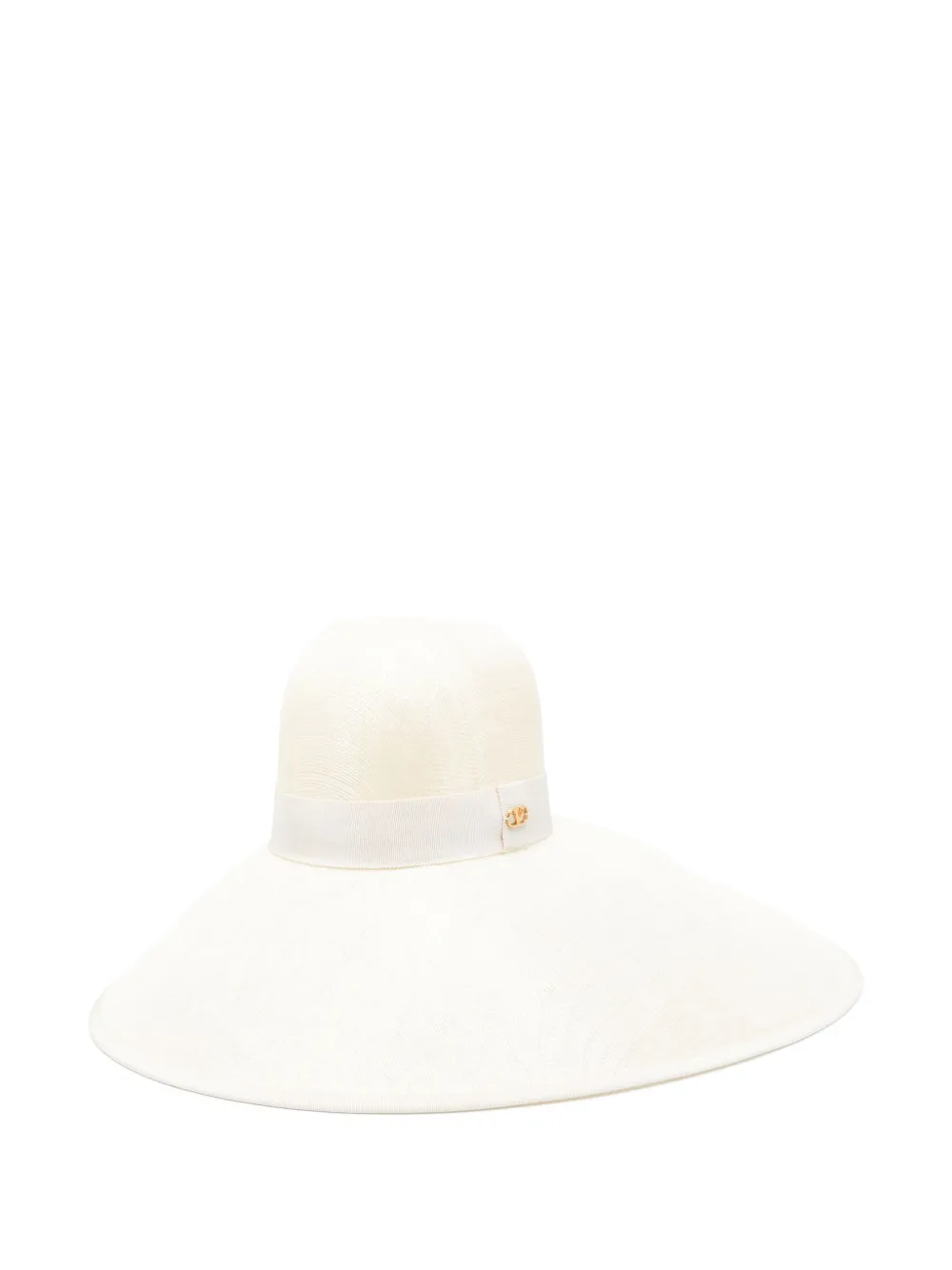 Valentino Garavani VLogo Signature rieten hoed Beige