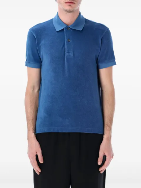 TOM FORD playera tipo polo de tejido de rizo