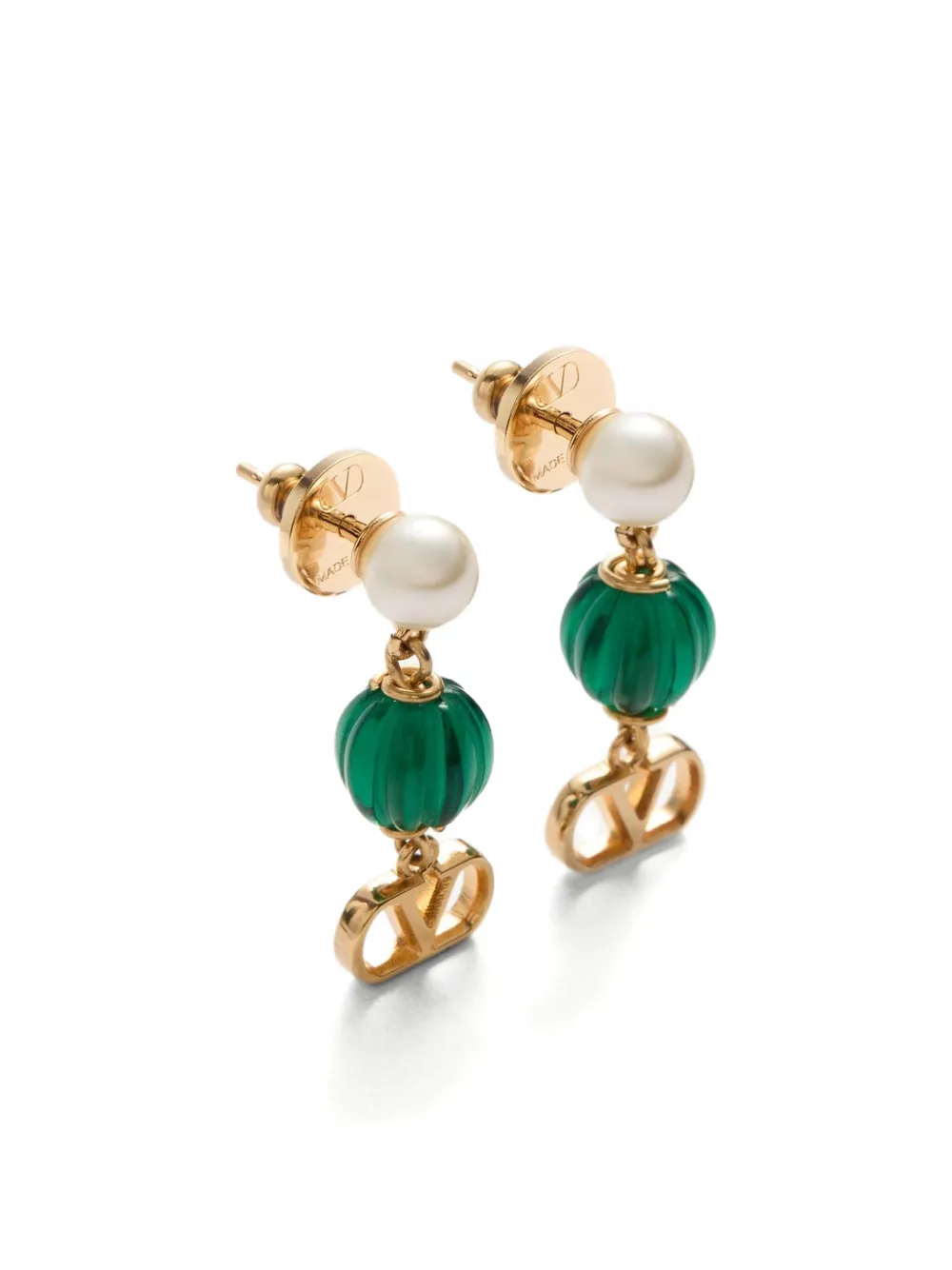 Valentino Garavani VLogo oorbellen - Goud