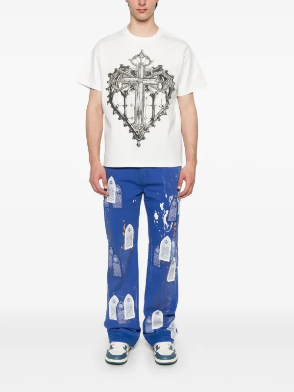 Who Decides War セイクリッドハートTシャツ Who Decides War Sacred Heart T-shirt | White | FARFETCH CA